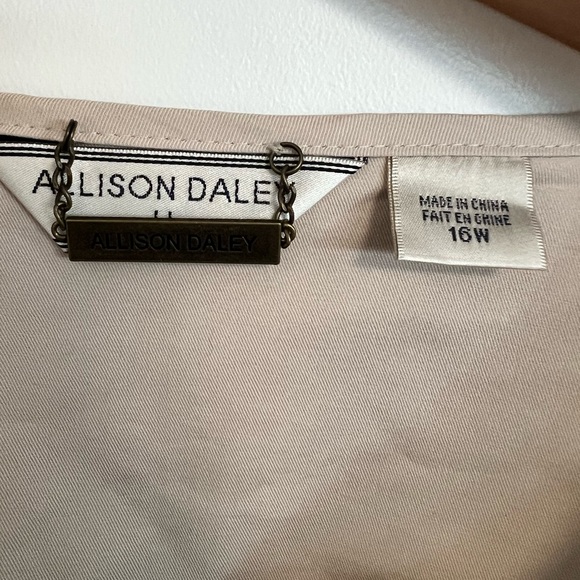 NWOT Allison Daley plus size beige utility jacket, size 16. - Picture 5 of 14